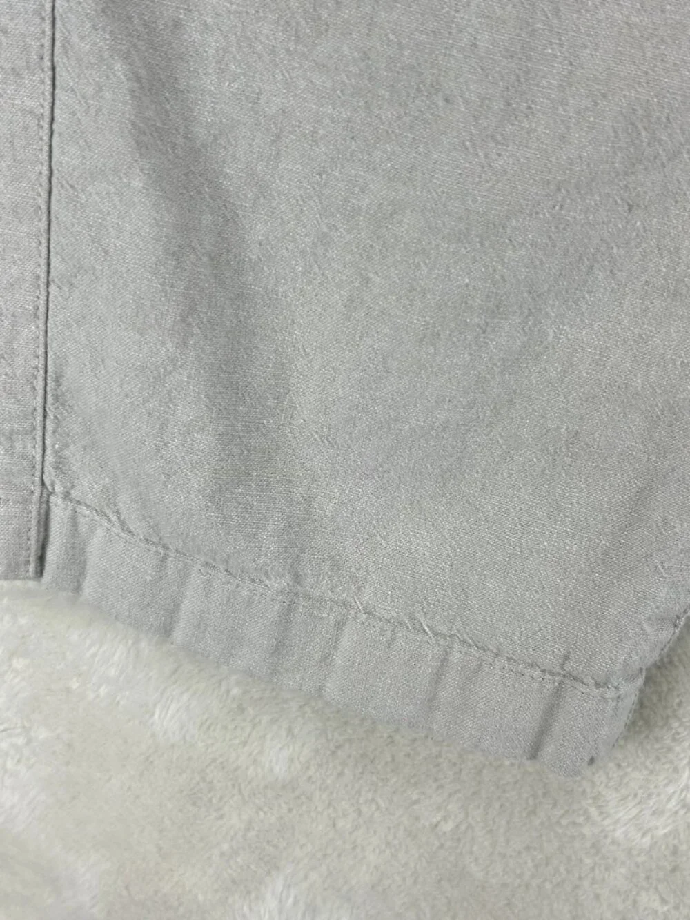 Banana Republic Linen Blend Pants Men's Tan 35x32 Straight Leg “Read”